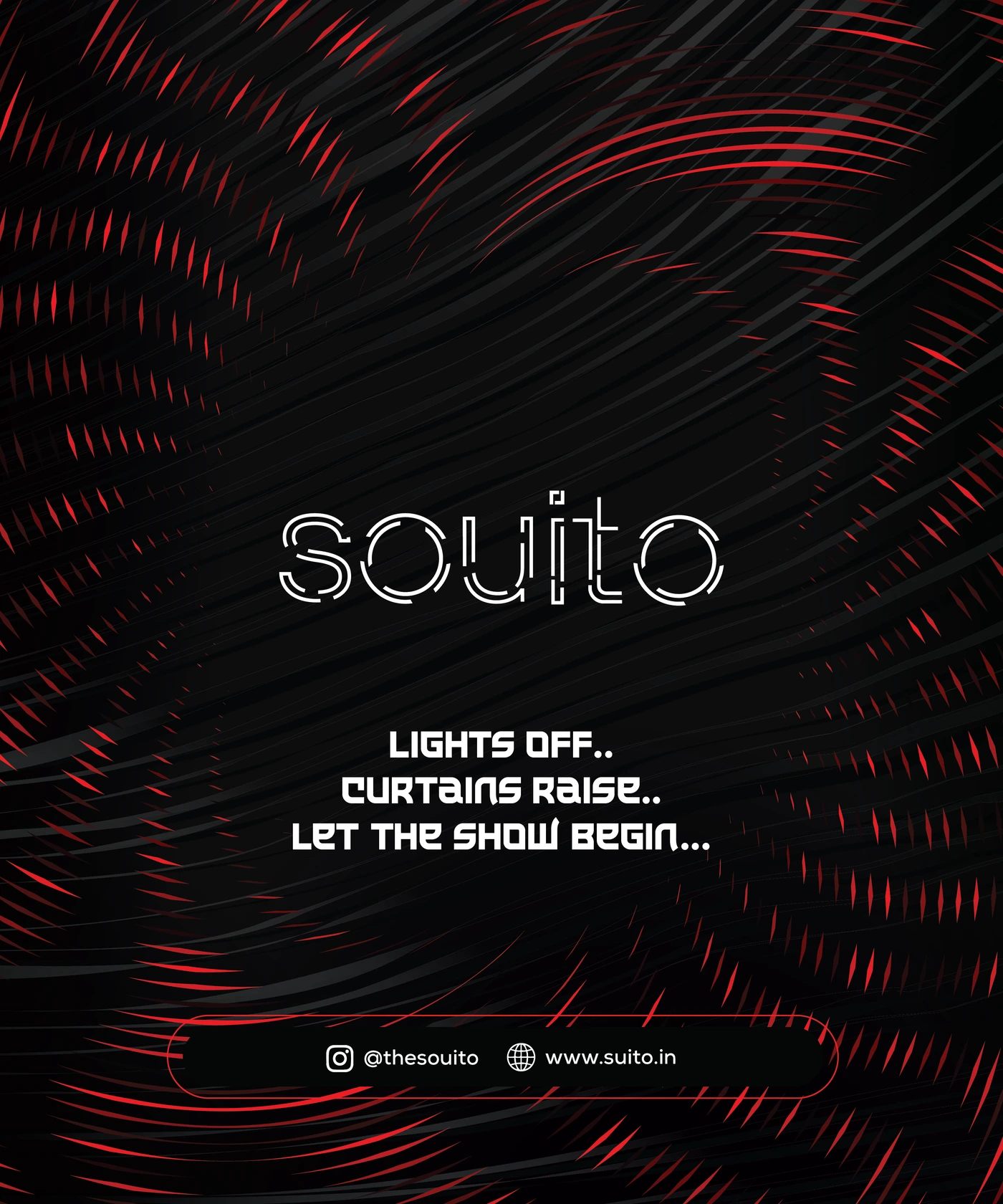 Souito campaign poster, wordmark